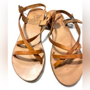 ANCIENT GREEK LEATHER STRAPPY SANDAL